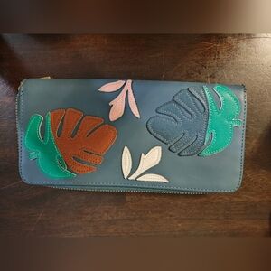 Colorful Leaf Design Wallet